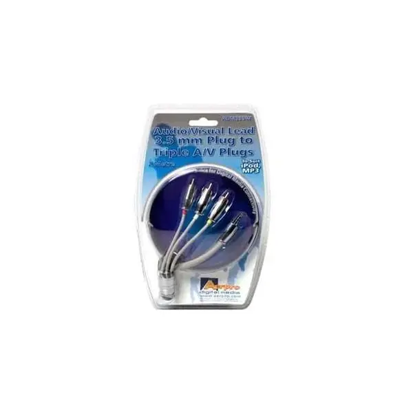 Aerpro ADM335W AUX to AV Cable 2M White