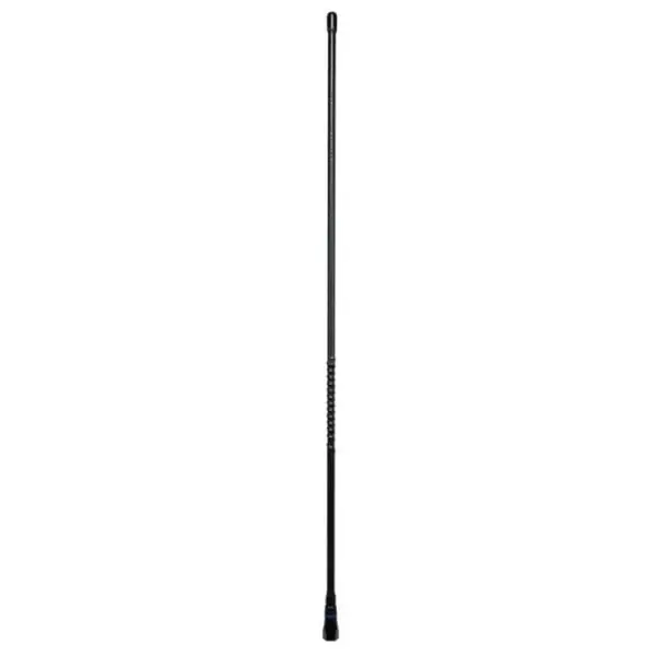 GME AE4018B Fibreglass UHF Antenna Whip Black 6.6dBi 477MHz 64cm