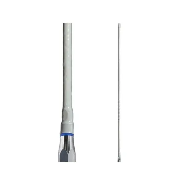 GME AE4018W Fibreglass UHF Antenna Whip White 6.6dBi 477MHz 64cm