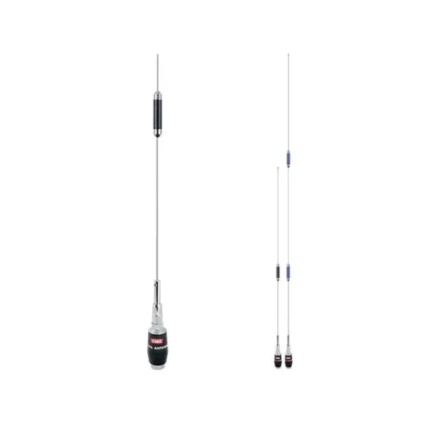 GME AE409L Fold down UHF Antenna Stainless Steel 6/9dBi 477MHz 83cm/123cm