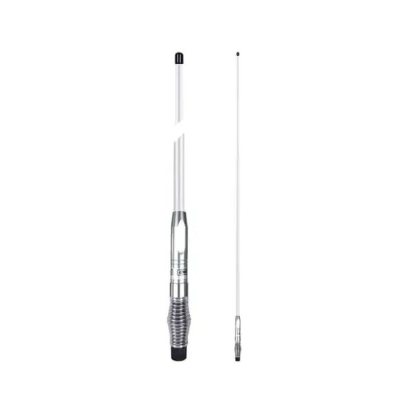 GME AE4706 Heavy Duty Fibreglass Radome UHF Antenna AS004 Spring 8.1dBi White 477MHz 210cm