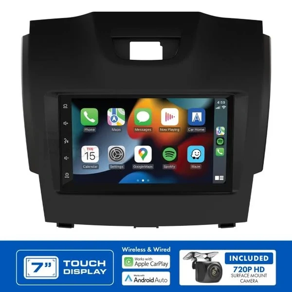 Aerpro AM8063BC 7" Apple CarPlay Andoid Auto Head Unit fits Holden Colorado And Colorado 7