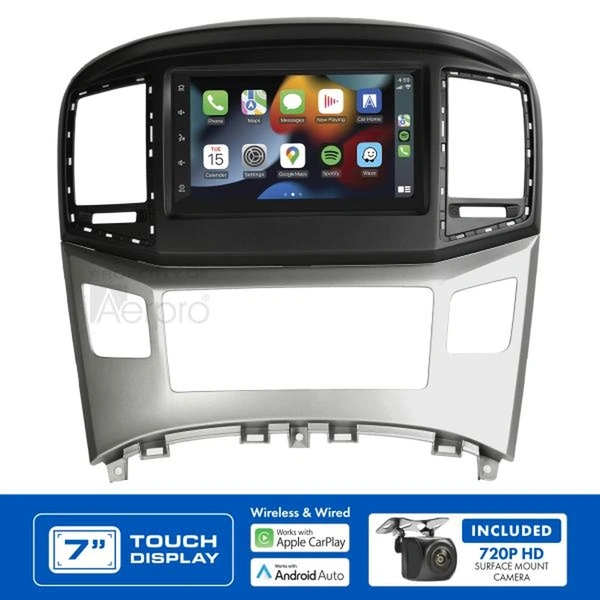 Aerpro AM8247K 7" Apple CarPlay Andoid Auto Head Unit fits Hyundai iLoad & iMax