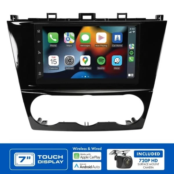 Aerpro AM8387K 7" Apple CarPlay Andoid Auto Head Unit fits Subaru Various Models