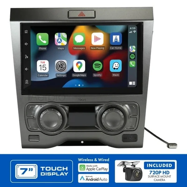 Aerpro AM9450GK 7" Apple CarPlay Andoid Auto Head Unit fits Holden VE Series 1 Dual Zone