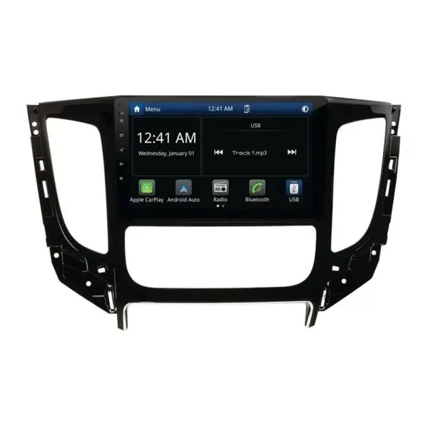 Aerpro AMMB8 9" Wireless Apple CarPlay Android Auto Head Unit fits Mitsubishi Triton 2016-2018 Auto Climate/Non-Amplified