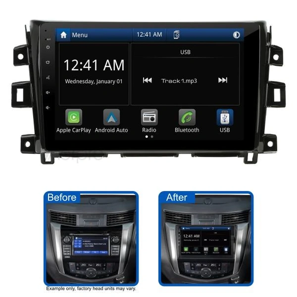 Aerpro AMNI14 10" Multimedia Receiver Fits Nissan Navara 2019-2023 Factory Navigation and 360 Camera Models