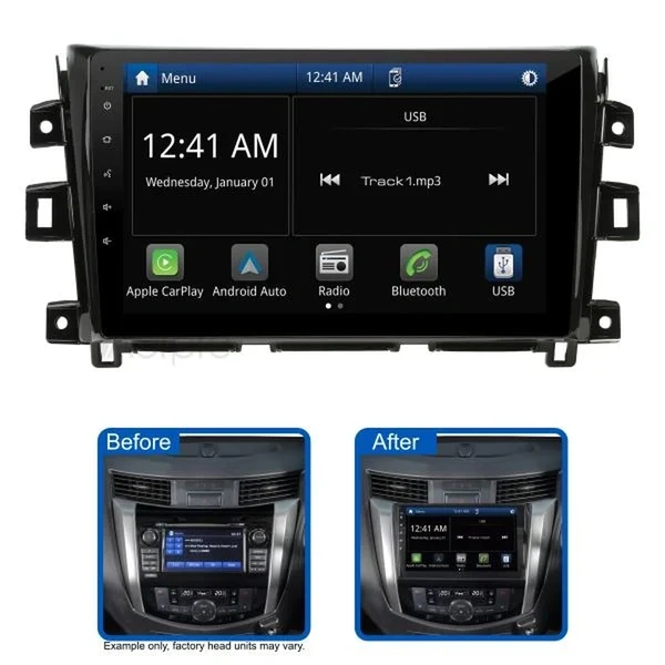 Aerpro AMNI15 10" Multimedia Receiver Fits Nissan Navara 2019-2023 360 Camera Models without Factory Navigation