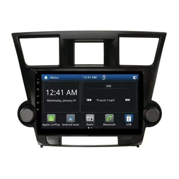 Aerpro AMTO6 10" Wireless Apple CarPlay Android Auto Head Unit fits Toyota Kluger 2007-2013 Non-Amplified