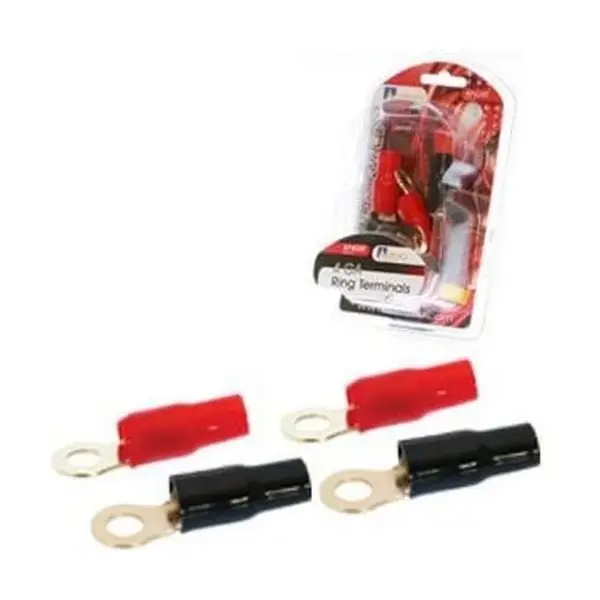 Aerpro AP4GRT Terminal Connecters Ring 4AWG Red/Black