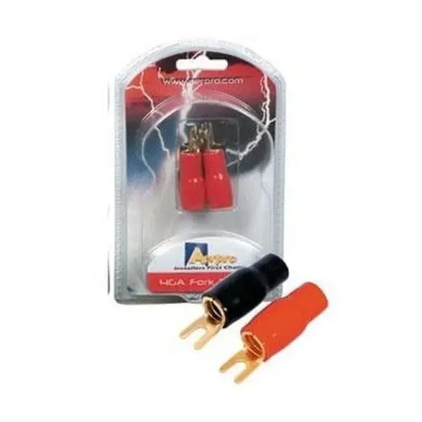 Aerpro AP701 Terminal Connecters Fork 4AWG Red/Black