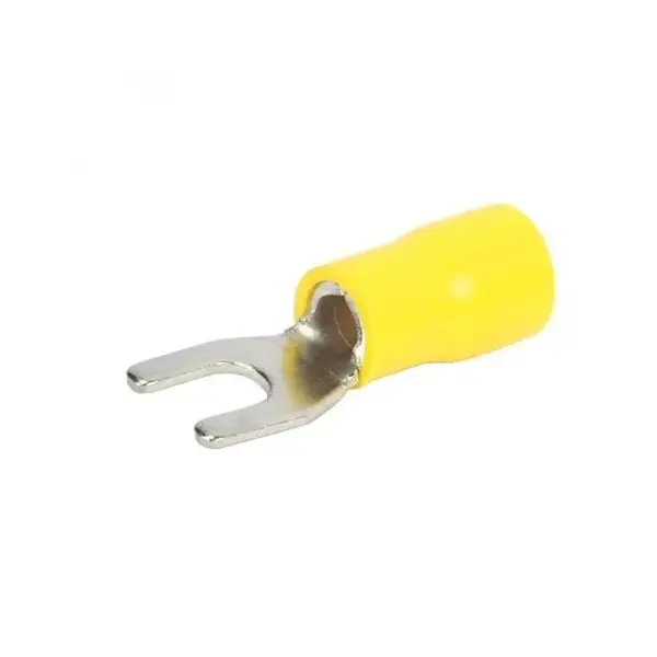 Aerpro APF8Y Terminal Connecters Fork Yellow 4.3mm 100 Pack