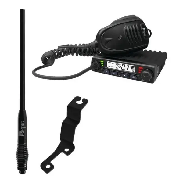 Aerpro APHOCBE1 Compact 5W UHF CB Kit fits Holden Colorado 17-20