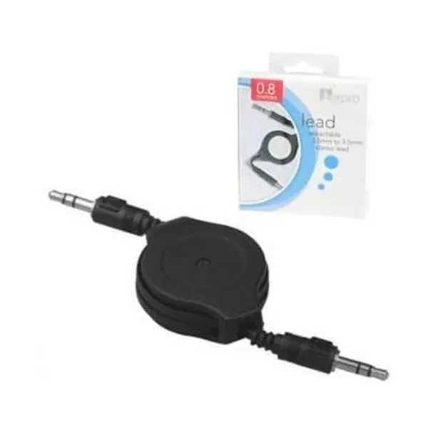 Aerpro API36R Retractable AUX Cable 80cm