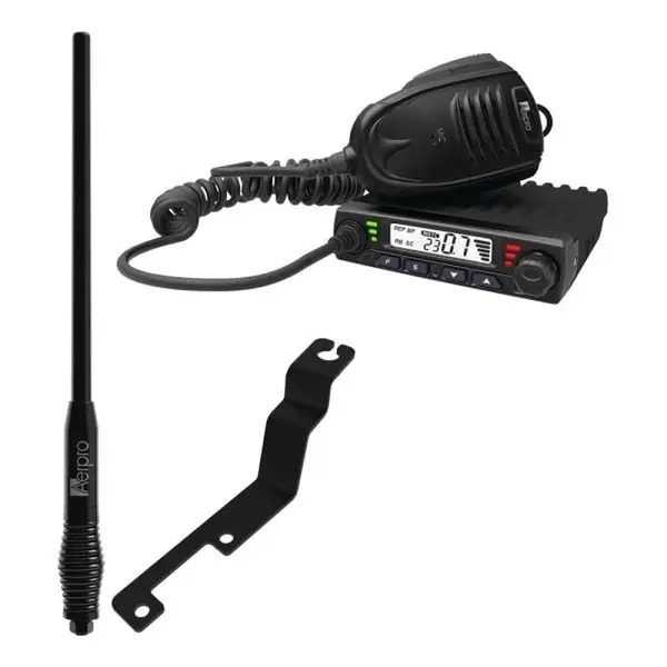 Aerpro APMZCBE1 Compact 5W UHF CB Kit fits Mazda BT-50 2020-on