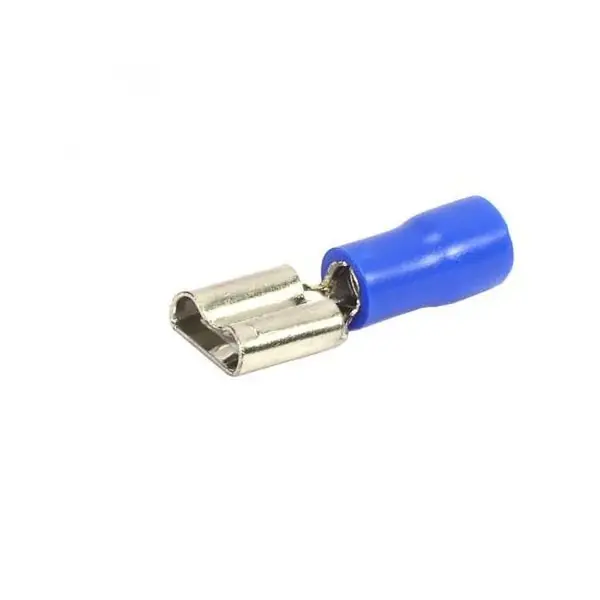 Aerpro APSF63B Terminal Connecters Female Spade Blue 7.4mm 100 Pack