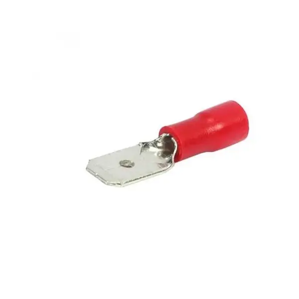 Aerpro APSM63R Terminal Connecters Male Spade Red 6.4mm 100 Pack