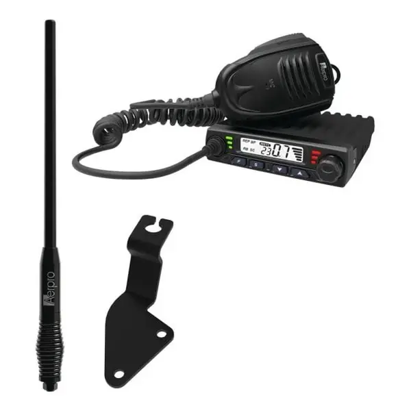 Aerpro APTYCBE1 Compact 5W UHF CB Kit fits Toyota Hilus/Fortuner 2015-on