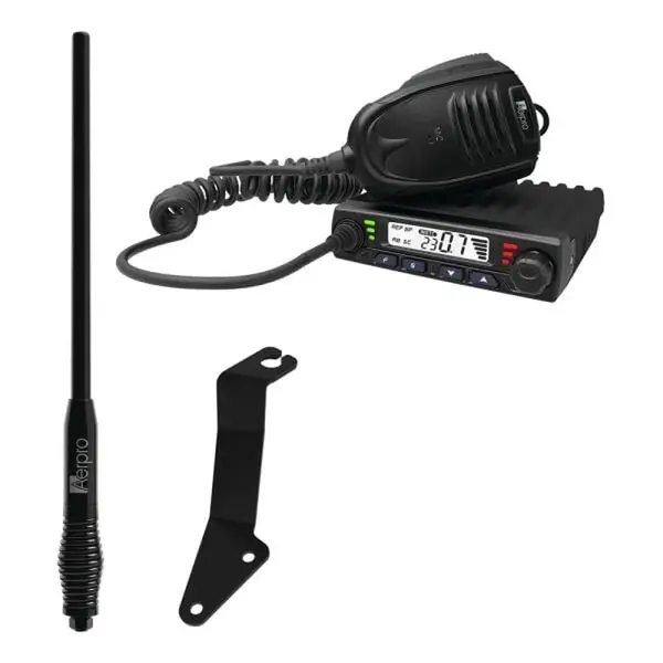 Aerpro APTYCBE2 Compact 5W UHF CB Kit fits Toyota LANDCRUISER 2016-21