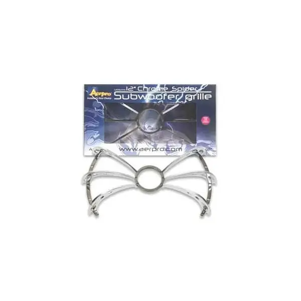 Aerpro ASG12 Speaker Grilles Spider Chrome Chrome spider