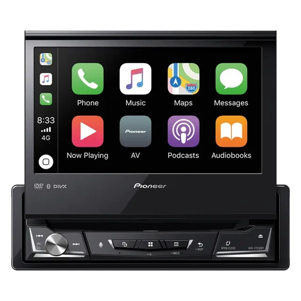 Pioneer AVH-Z7250BT Single DIN DVD Apple CarPlay Android Auto Head Unit