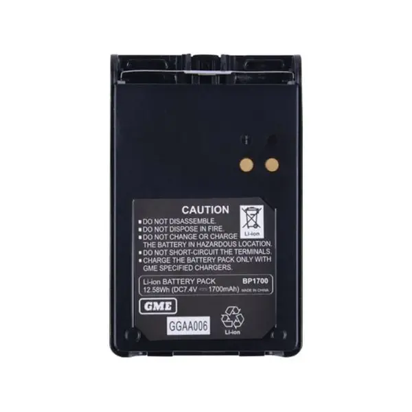 GME BP1700 Battery Pack 1700mAh Li-Ion TX680/6100