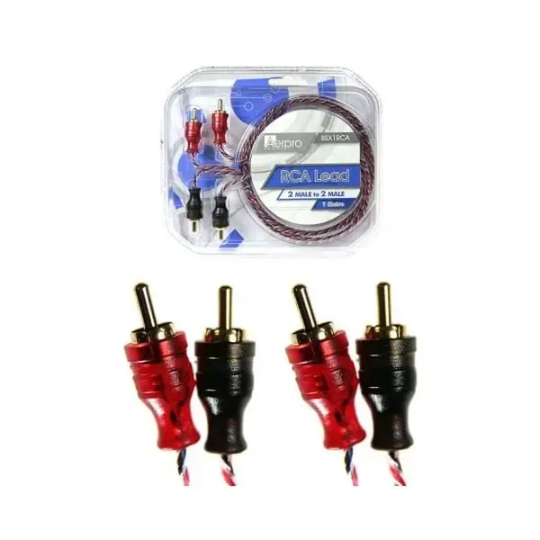 Aerpro BSX1RCA Bassix RCA Lead 2M-2M 1m