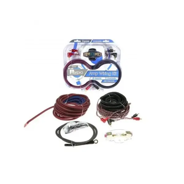 Aerpro BSX208 Bassix 2-Channel Amplifier Wiring Kit 8AWG