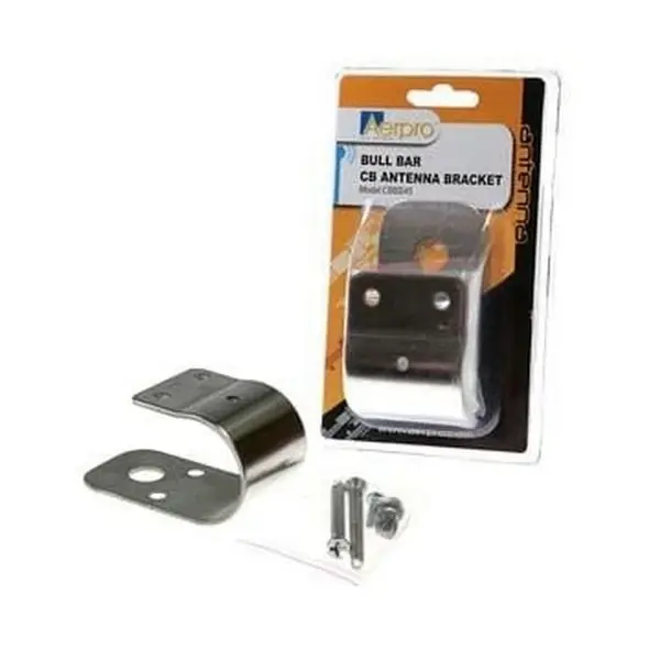 Aerpro CBBB45 CB Antenna Bracket fits 45mm Bull Bar Stainless Steel