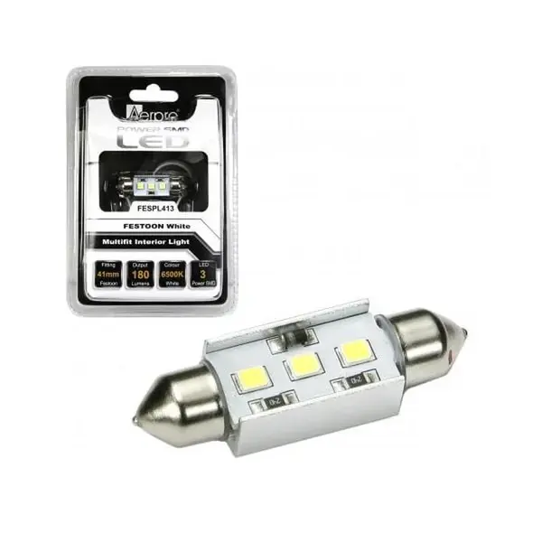 Aerpro FESPL413 Festoon LED Globe White 41mm 3xPower SMD