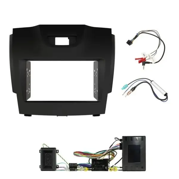 Aerpro FP8063BC Double Din Black Install Kit fits Holden Colorado