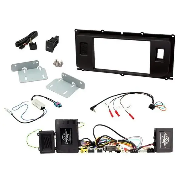 Aerpro FP8200KM Double Din Dark Grey Install Kit fits LandRover Range Rover Evoque for Meridian Audio