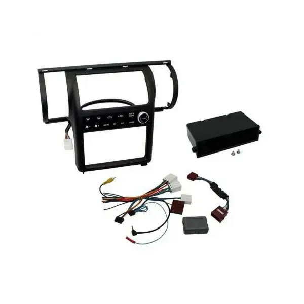 Aerpro FP8271DZ Head Unit Install Kit Black fits Skyline V35 350GT Dual Zone AC