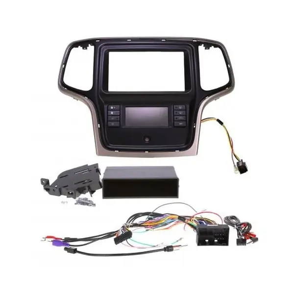 Aerpro FP8325K Head Unit Install Kit Tan fits Jeep Grand Cherokee WK