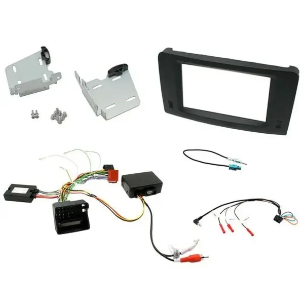 Aerpro FP8406K Head Unit Install Kit Matte Black fits Mercedes-Benz M-Class W164 /R-Class W251