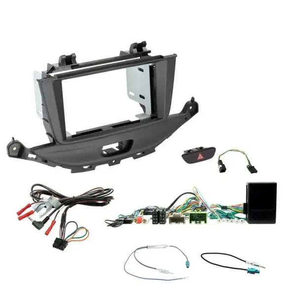 Aerpro FP8408K Head Unit Install Kit Black fits Holden Astra