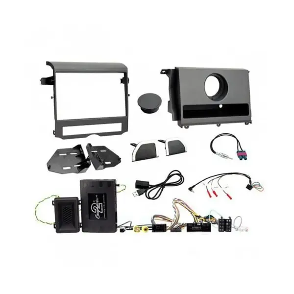 Aerpro FP8409KC Head Unit Install Kit Black fits Land Rover Discovery 4 Small OEM Basic Display