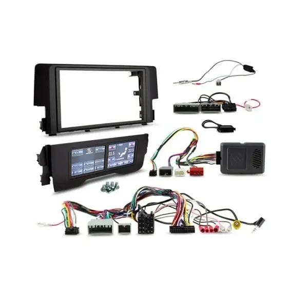 Aerpro FP8422K Head Unit Install Kit Matte Black fits Honda Civic