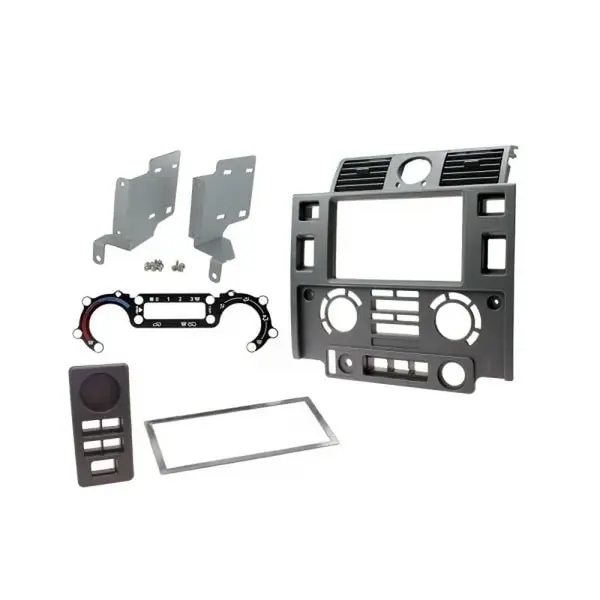 Aerpro FP8468 Double DIN Fascia Matte Black fits Land Rover Defender 2007-2015