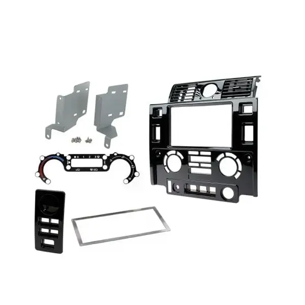 Aerpro FP8487 Double DIN Fascia Gloss Black fits Land Rover Defender 2007-2015