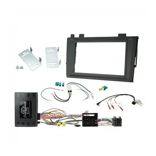 Aerpro FP8556K Head Unit Install Kit Matte Black fits VW Transporter T61