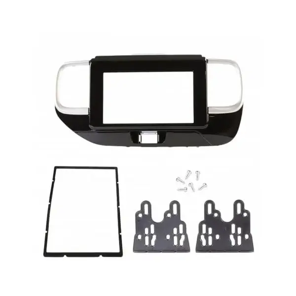 Aerpro FP8557 Double DIN Fascia Gloss Black fits Hyundai Venue