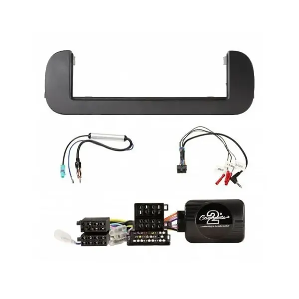 Aerpro FP8560K Head Unit Install Kit Single DIN Dark Grey fits Fiat Panda