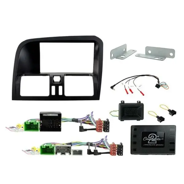 Aerpro FP8564K Head Unit Install Kit Black fits Volvo XC60 Oem Amplfied