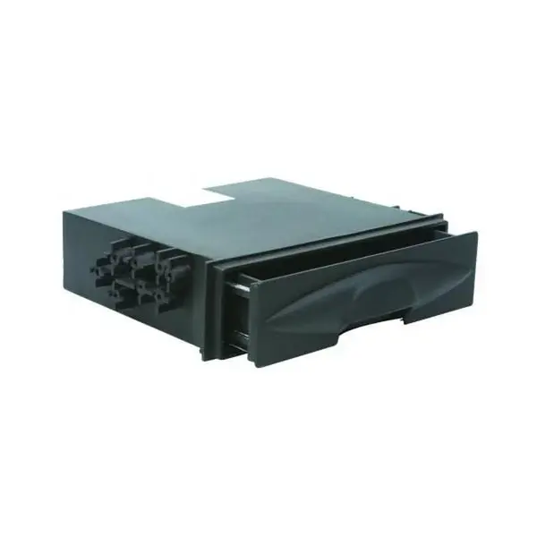 Aerpro FP9015 DIN Pockets Black Single drawer with AUX Input