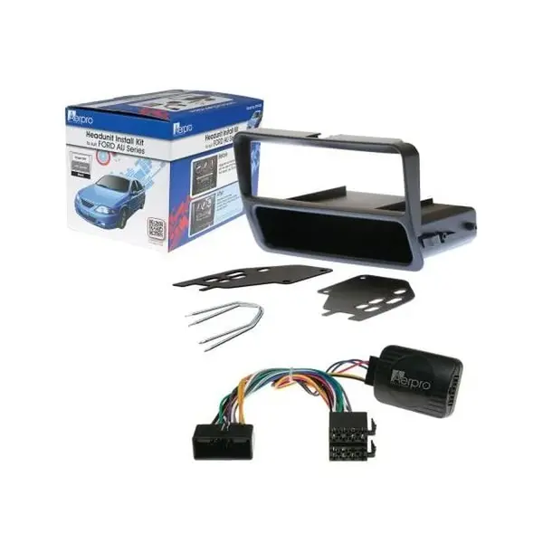 Aerpro FP9140K Head Unit Install Kit Black fits Ford Falcon 2000-2002 AU Series II/III