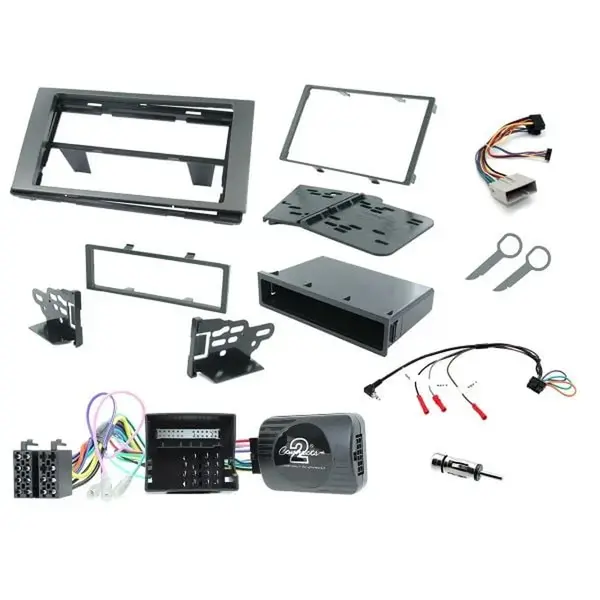 Aerpro FP9245BK Head Unit Install Kit Black fits Ford Fiesta WQ/Focus LS LT