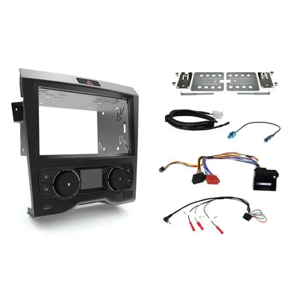 Aerpro FP9350BK Double DIN Installation Kit Black fits Holden Commodore 06-11 VE Series 1 Single Zone A/C