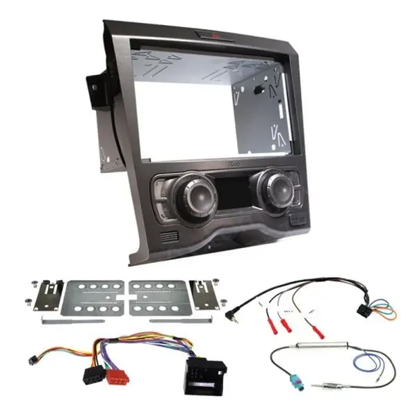 Aerpro FP9450GK Head Unit Install Kit Grey fits Holden Commodore VE Series 1 Dual Zone A/C