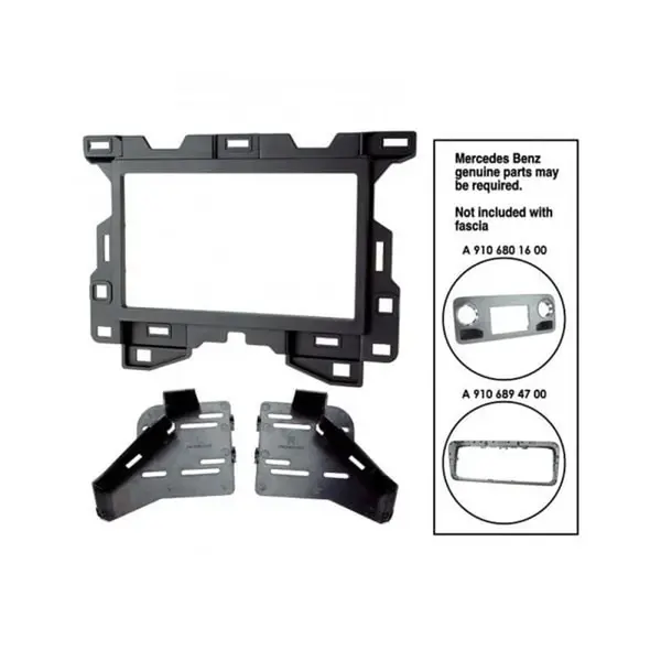 Aerpro FP9512 Double DIN Fascia Matte Black fits Mercedes-Benz Sprinter 2018-on